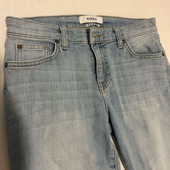 NWOT Pistola Audrey Mid Rise Light Wash Skinny Jeans in Vince Size 26 - Picture 13 of 15